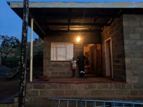 House of a pilot customer at Ha Makebe
