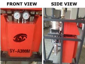 Our new foam machine - ready to ship to Lesotho!