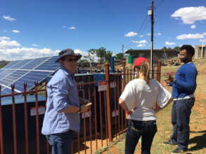 Ha Makebe Pilot Solar Microgrid - REPP visit