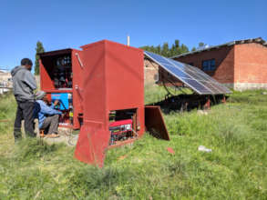 Testing control electronics at headquarters