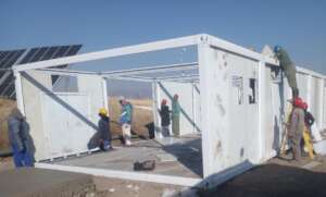 Pre-fab building for construction & future shop