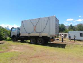 Solar container on 1PWR truck