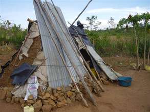 Elizabeth's home before she joined Hope Center