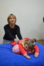 Mother with Kira