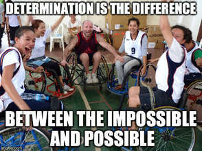 Determination and joy