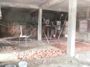 Unfinished portion of building
