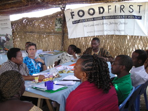 Eric and Food First with farmers in Mali