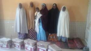 WASH Materials given to the women!!