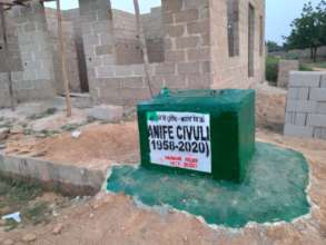 One of the three tube wells installed