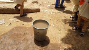 Water they were drinking before