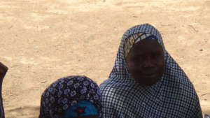 One of the women trained