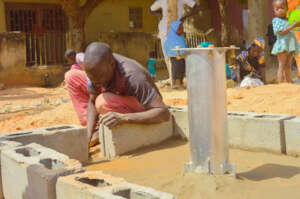 Installation of hand pump