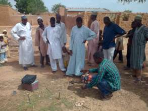 Engineer getting a good location