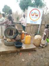 Completed rehabilitated hand pump for our children