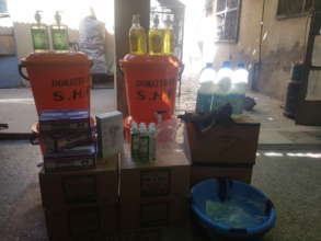 Materials given to the school