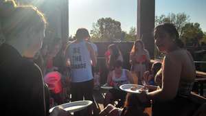 Sending off our seniors at the end-of-the-year BBQ