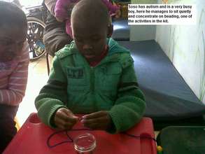 Focused on beading