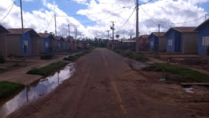 Houses in a resettlement zone near Altamira.