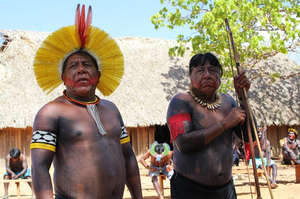 Indigenous Men in Xingu, Brazil