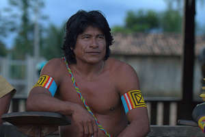 Indigenous Man in the Xingu Basin of Brazil