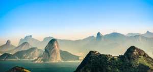 Rio de Janeiro coastline, site of the Olympics
