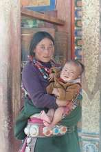 Tibetan Mother and Child