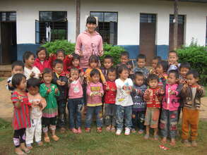 Our preschool teacher and kids