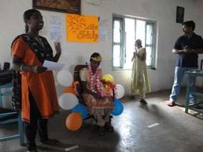Gomathi - another peer leader facilitating session