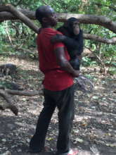 Toto & his "dad" Ousmane