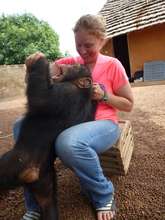Researcher Stacy Lindshield & Toto in 2015