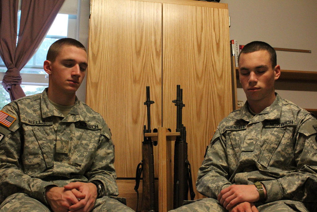 Teach 15 Veterans Attending College To Meditate