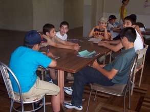 A game-quiz organized   to check up children’s know ledge after