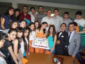 We finish our school