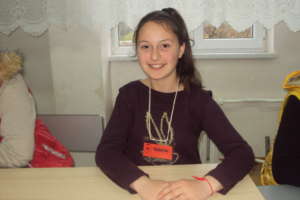 Gayane during the lesson