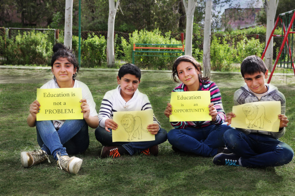 Providing education for 150 children in Armenia