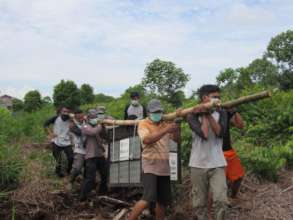 The evacuation process.