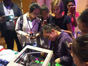 greenlight girls in Singapore explore 3D printing