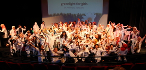 So many happy girls in Amman, Jordan!