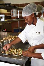 Food preparation for the formal dinner