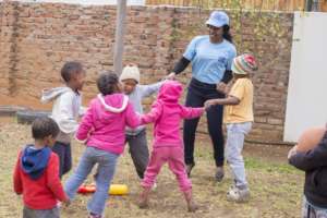 Students at Vuyani Safe Haven