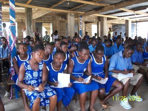 section of students of Millenium Presby School