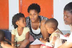 Andiswa. A female role model and local leader.
