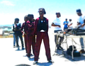 Boxgirls performing on stage