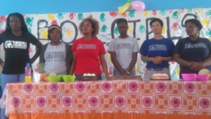 Peer educators work with girls three times a week.
