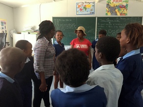 Boxgirls Club in Vuzamanzi Primary School