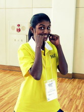 Boxing with Youth Leadership Camp participants