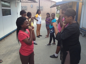Boxing session in Khayelitsha