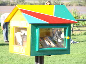 Minilbraries in public parks in Rosario 3