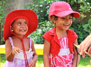 Kids at the Early Childhood Facility