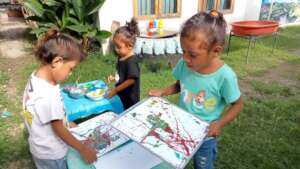 Hand Painting Activity